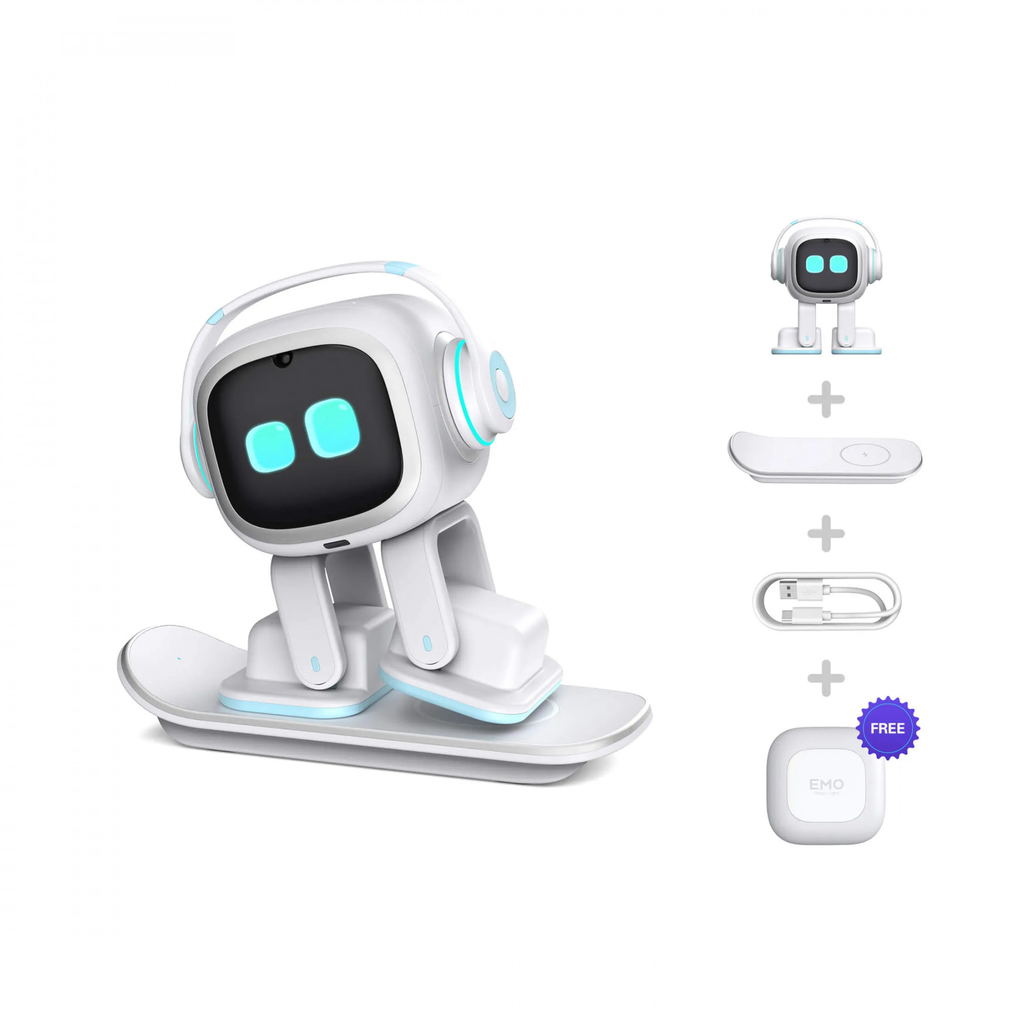 Розумний  робот  EMO  штучний інтелект color:  White